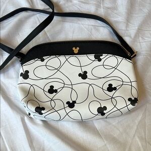 Disney Black and White Artistic Crossbody Bag